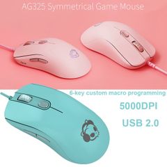 Chuột Gaming Akko AG325 Color Series - DPI 5000, Thiết Kế Đối Xứng, Nhiều Màu Sắc Thời Trang, Chống Trượt Chất Lượng Cao