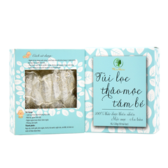 Combo 3 Hộp Túi Lọc Thảo Mộc Tắm Cho Bé Wonmom B002 - Chiết Xuất Tự Nhiên Giúp Làm Sạch, Mát Da Và Ngăn Ngừa Rôm Sảy