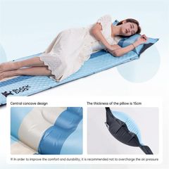 Đệm Ngủ Gấp Gọn NatureHike Black Dog - Đệm Cao Su Non với Gối Hơi Tiện Lợi, Thoải Mái, Dễ Dàng Vệ Sinh, Mẫu Mới Thanh Lịch
