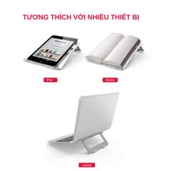 Giá Đỡ Laptop Tamayoko - Hợp Kim Nhôm Cao Cấp, Thiết Kế Thông Minh Cho Macbook và Máy Tính Xách Tay - Bền Bỉ, Sang Trọng