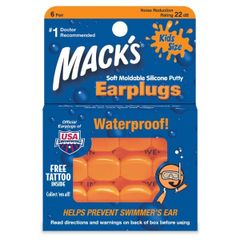 Hộp 6 Đôi Nút Bịt Tai Chống Ồn Mack's Earplugs Dành Cho Trẻ Em - Giảm Tiếng Ồn, Bảo Vệ Thính Giác, Thích Hợp Khi Bơi Lội và Du Lịch