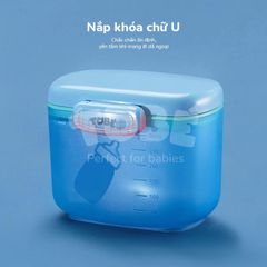 Hộp đựng sữa bột 2 lớp ToBé Adkins MS 3101 - Thiết kế thông minh, bảo quản an toàn, dung tích 300g, nắp chống ẩm cho bé yêu