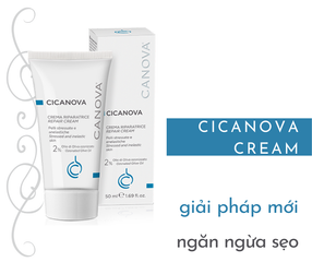 Kem Phục Hồi Da Canova Cicanova Riparatrice - Kem Dưỡng Ẩm Ngừa Sẹo, Chăm Sóc Da Nhạy Cảm, 50ml