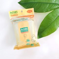 Khăn Giấy Tẩy Trang Acnes Make Up Remover Sheet - 20 Miếng, Kháng Khuẩn, Dưỡng Ẩm, Tiện Lợi Cho Mọi Loại Da