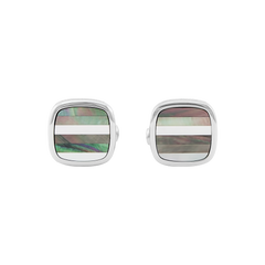 Khuy măng sét Montblanc Contemporary Striped Mother of Pearl Cufflinks 109512