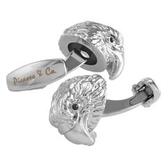 Khuy măng sét Picasso And Co Rhodium Plated Falcon Cufflinks
