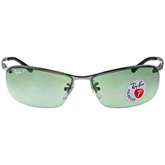Kính mát RayBan Green Classic G-15 Rectangular Men's Sunglasses RB3183 004/9A 63