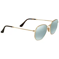 Kính mát RayBan Hexagonal Flat Lenses Silver Flash Men's Sunglasses RB3548N 001/30 51