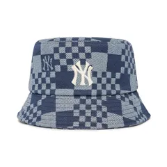 Mũ MLB Denim Bucket Hat New York Yankees 3AHTCC12N-50NYD