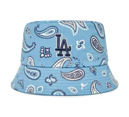Mũ MLB Paisley Bucket Hat LA Dodgers 3AHT0292N-07BLL màu xanh