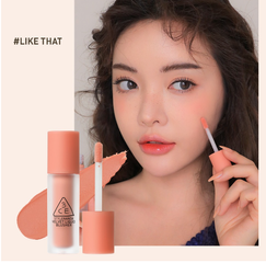 Phấn Má Dạng Kem 3CE Velvet Liquid Blusher - Phấn Trang Điểm Dễ Tán, Bám Màu Lâu, Rạng Rỡ Tươi Tắn, Tiện Dùng Mang Theo