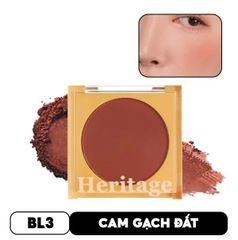 Phấn Má Dạng Nén Kiềm Dầu Merzy The Heritage Blusher - Tông Cam Đất Thời Trang, Lên Màu Chuẩn, Lâu Trôi, Phù Hợp Mọi Loại Da