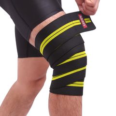 Quấn Bảo Vệ Đầu Gối Aolikes Cao Cấp - Hỗ Trợ Chống Chấn Thương Khi Tập Gym, Độ Đàn Hồi Tốt, Nhiều Màu Sắc Sọc Đỏ/Vàng/Xanh