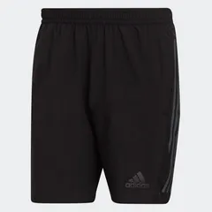 Quần shorts chạy bộ nam Adidas 3 sọc phản quang HE2468 màu đen
