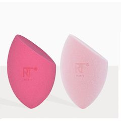 Set 2 Bông Mút Trang Điểm Real Techniques Miracle Sponge - Dupe Hoàn Hảo Beauty Blender Cho Lớp Nền Mịn Màng, Dễ Dàng Sử Dụng