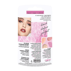 Set 6 Bông Mút Trang Điểm Real Techniques Miracle Sponges - Lớp Nền Mịn Màng Cho Trang Điểm Hoàn Hảo, Tiện Lợi Dùng Với Kem Nền, Phấn Má Hồng