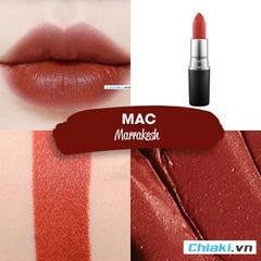 Son Mac Matte Marrakesh 646 Đỏ Nâu - Màu Son Lì Quyến Rũ, Chất Son Mềm Mại, Độ Bám Màu Tốt, Phù Hợp Với Mọi Tông Da