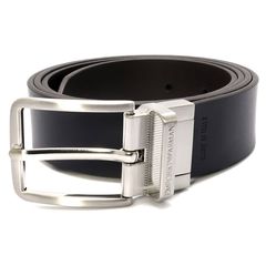 Thắt lưng da Emporio Armani Black Leather Adjustable Belt