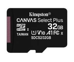 Thẻ Nhớ microSD Kingston Canvas Select Plus SDCS2 16GB/32GB/64GB Tốc Độ 100Mb/s - Lưu Trữ Ảnh Video Full HD, Hỗ Trợ Android