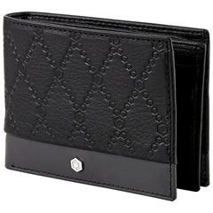 Ví da Picasso And Co Two-Tone Leather Wallet Black Grey