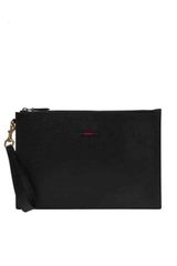Ví nam Gucci Agora Black Men's Leather Pouch With Web