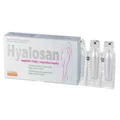 Viên đặt hỗ trợ giảm khô vùng kín Hyalosan Vaginal Suppositories