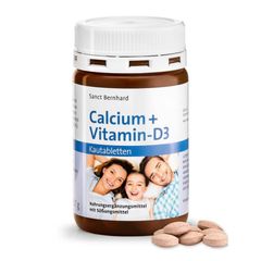 Viên ngậm Canxi + Vitamin D3 vị Socola Sanct Bernhard - Bổ sung Canxi cho Xương Khỏe, Hỗ trợ Phát Triển Trí Não cho Cả Gia Đình