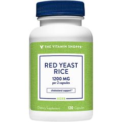Viên Uống Giảm Mỡ Máu The Vitamin Shoppe Red Yeast Rice 1200mg - Hỗ Trợ Sức Khỏe Tim Mạch, Giảm Cholesterol Tự Nhiên