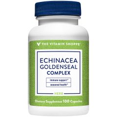 Viên uống Echinacea Goldenseal Complex The Vitamin Shoppe - Hỗ trợ tăng đề kháng, giảm cảm cúm, bảo vệ sức khỏe đổi thời tiết