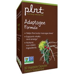 Viên uống nhân sâm hữu cơ PLNT Adaptogen Formula - Hỗ trợ tăng cường sinh lực, bồi bổ sức khỏe, 90 viên tự nhiên