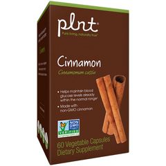 Viên uống PLNT Cinnamon - Hỗ trợ ổn định đường huyết từ vỏ quế hữu cơ - Hộp 60 viên cho sức khỏe tiểu đường