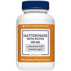 (Hàng nhập khẩu) Viên uống The Vitamin Shoppe Nattokinase With Rutin 100mg của Mỹ