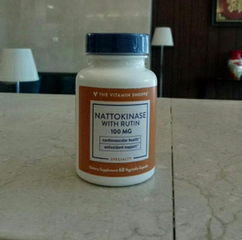 (Hàng nhập khẩu) Viên uống The Vitamin Shoppe Nattokinase With Rutin 100mg của Mỹ