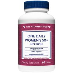 Viên uống vitamin tổng hợp The Vitamin Shoppe One Daily cho phụ nữ 50+ không chứa sắt - Hỗ trợ sức khỏe vượt trội cho nữ giới trưởng thành