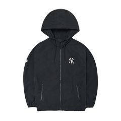 Áo khoác gió MLB Basic Medium Logo New York Yankees 3AWJB5124-50BKS màu đen