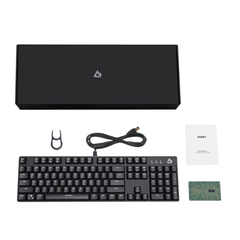 Bàn phím cơ gaming Aukey KM-G12 - RGB 7 màu, 12 hiệu ứng Led, trải nghiệm chơi game tuyệt vời, tương thích Windows và Mac