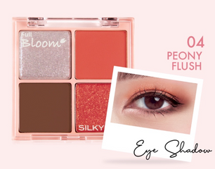 Bảng Phấn Mắt 4 Ô SilkyGirl Full Bloom Shadow Quad - Phấn Mịn, Lấp Lánh, Dễ Phối Màu, Trang Điểm Mắt Rạng Ngời