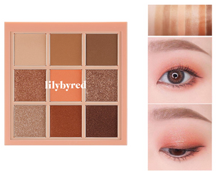 Bảng Phấn Mắt 9 Ô Lilybyred Mood Cheat Kit - Bản Giới Hạn Chất Phấn Mịn Lì, Độ Bám Màu Cao, Tone Cam Hồng Đẹp Cho Trang Điểm ấn Tượng