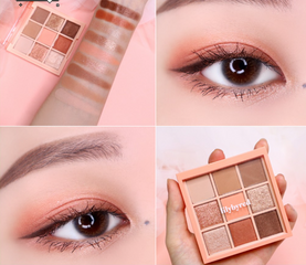 Bảng Phấn Mắt 9 Ô Lilybyred Mood Cheat Kit - Bản Giới Hạn Chất Phấn Mịn Lì, Độ Bám Màu Cao, Tone Cam Hồng Đẹp Cho Trang Điểm ấn Tượng