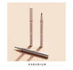 Bút Kẻ Mắt Nước Karadium Waterproof Brush Liner Black - Đen Sắc Nét, Chống Nước, Dễ Dàng Thao Tác Trang Điểm Hằng Ngày