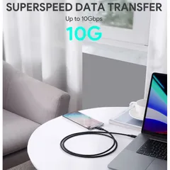 Cáp Sạc Nhanh Aukey CB-CD23 USB 3.1 Type C 100W - Tốc Độ Truyền Dữ Liệu 10Gbps, Độ Dài 1.2m, Chất Liệu Bền Bỉ