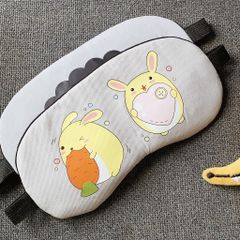 Combo 2 Miếng Bịt Mắt Ngủ Cotton Mềm Kèm Gel Lạnh Chống Mỏi - Đồ Dùng Cắm Trại & Du Lịch Thoải Mái
