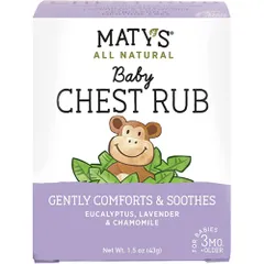 Dầu bôi ấm ngực Maty's Baby Chest Rub cho bé từ 3 tháng tuổi