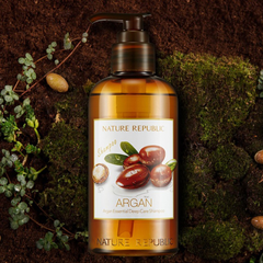 Dầu gội Nature Republic Argan Essential Deep Care 180ml - Phục hồi tóc hư tổn, dưỡng ẩm tự nhiên, cho mái tóc mềm mại và chắc khỏe
