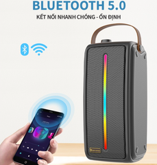 Loa Bluetooth Mini Best Sound BD-87A - Âm Thanh Super Bass Chất Lượng, Thiết Kế Thời Trang, Kết Nối Bluetooth 5.0, Hát Karaoke Tiện Dụng