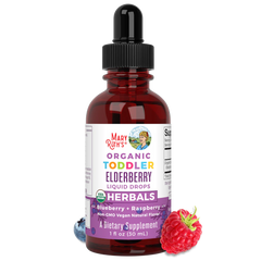Mary Ruth's Organic Elderberry Drops cho trẻ - Hỗ trợ tăng đề kháng tự nhiên cho bé từ 1 đến 3 tuổi, vị việt quất và mâm xôi dễ uống