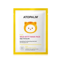 Combo 5 Mặt nạ dưỡng da trẻ em Atopalm Wild Kitty Mask Pack