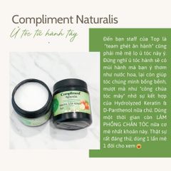 Mặt Nạ Ủ Tóc Compliment Naturalis - Dưỡng Tóc Bồng Bềnh, Giảm Gãy Rụng, Kích Thích Mọc Tóc 500ml