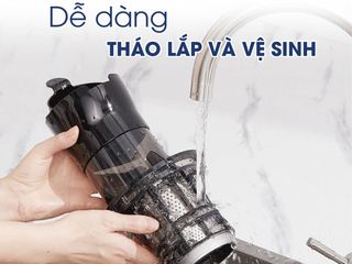 Máy Ép Trái Cây Tốc Độ Chậm Kalite KSJ4415 - Ống Tiếp Nguyên Liệu Lớn 78mm, Giữ Dưỡng Chất Tối Đa, Máy Ép Rau Củ Chất Lượng Cao