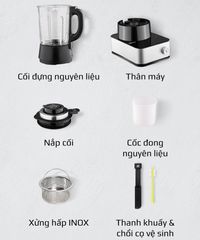 Máy Xay Nấu Đa Năng Olivo CB22 Pro - 14 Chức Năng, Công Suất 1000W, Hẹn Giờ, Giữ Ấm Thực Phẩm, Thiết Kế Thông Minh, Chất Liệu Cao Cấp